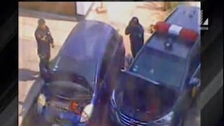 Policías de Surquillo son captados robando auto que terminó desmantelado (VIDEO)