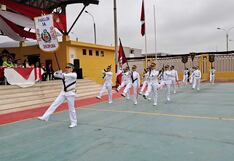 Concurso de escoltas en Penal de Chincha por Día de la Bandera
