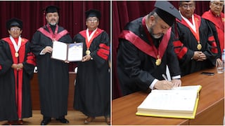 Ica: Dr. Willy Ramírez Chávarry recibe el Doctor Honoris Causa de la Universidad Nacional San Luis Gonzaga