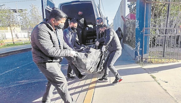 Cuerpo fue trasladado a la morgue de Arequipa (Foto: Difusión)