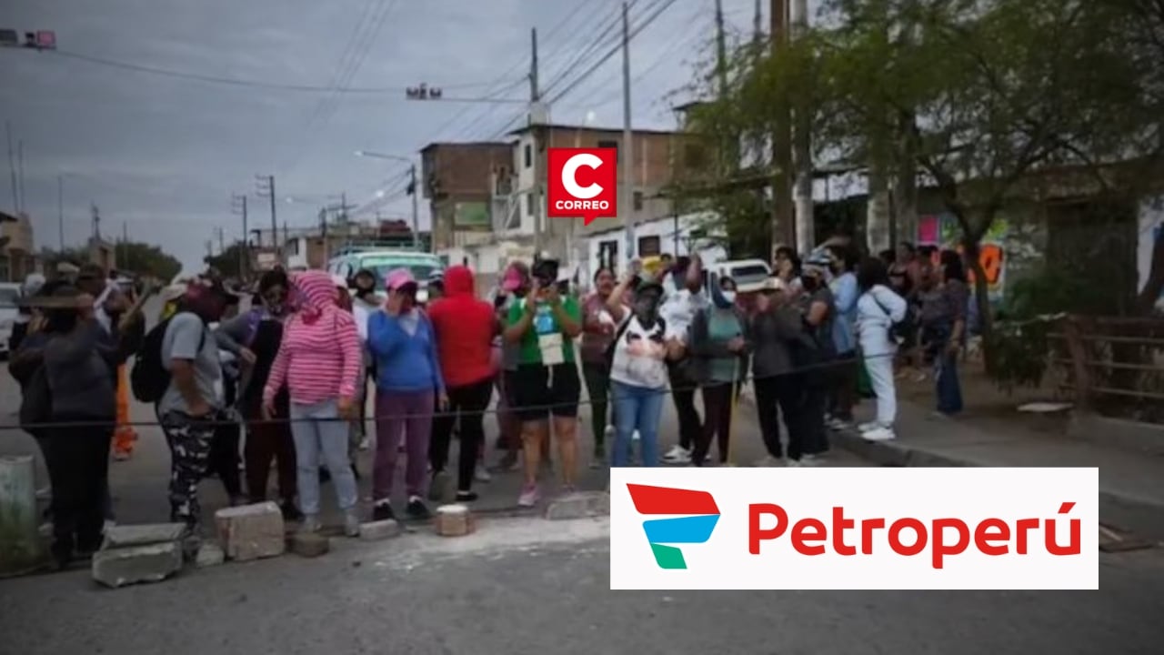 Piura: bloqueos y protestas persisten por rechazo a privatización de Petroperú en Talara. Composición: Diario Correo.