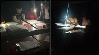 Nasca: apagón en Marcona obliga a contar votos a oscuras durante jornada electoral