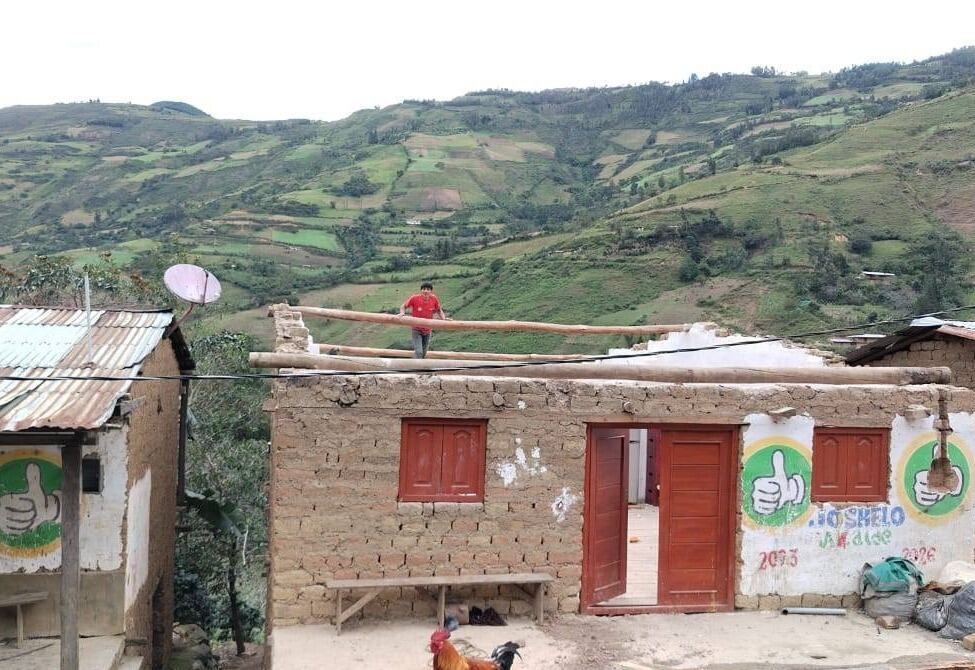 Viviendas afectadas en Huancabamba
