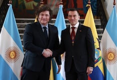 Noboa y Milei firman acuerdo de cooperación contra crimen organizado, ciberataques y pesca ilegal