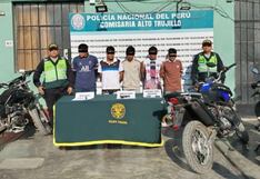 La Libertad: Intervienen a cinco hombres que bebían licor y manipulaban un arma de fuego