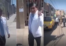 Ica: congresista Raúl Huamán es cuestionado por no escuchar pedido de ciudadano