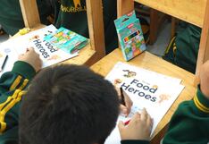 Emplean superhéroes para capacitar a escolares sobre alimentación sostenible