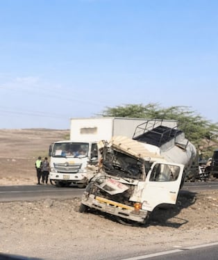 Pisco: brutal accidente de tránsito deja un conductor muerto cerca a Pozo Santo