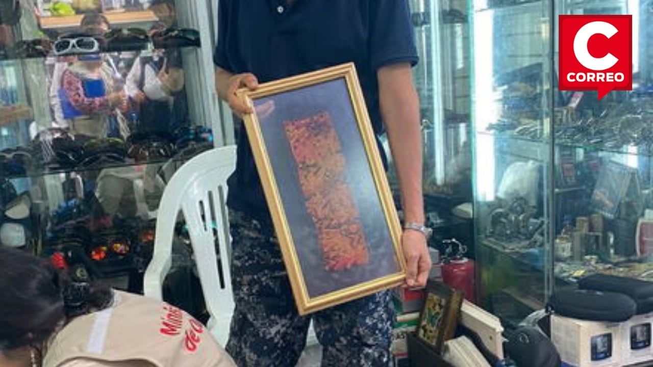 Telar prehispánico fue encontrado en centro comercial La Cachina Fashion.