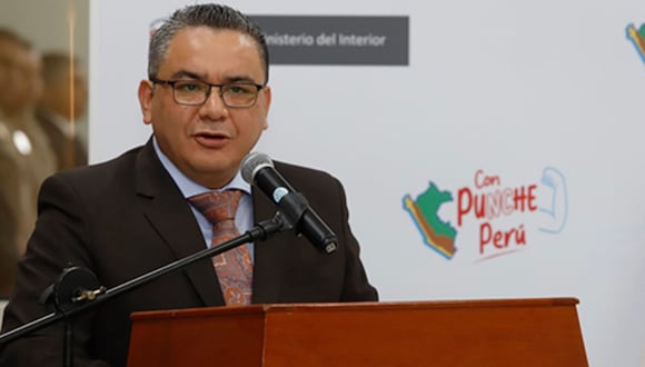 El ministro del Interior, Juan José Santiváñez, negó que haya sido autor del audio. (Foto: Agencia Andina)