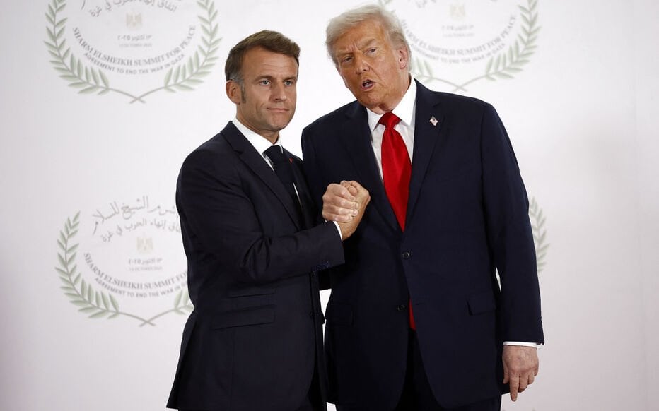 Donald Trump y Emmanuel Macron se reunirán en Versalles durante la cumbre del G7. Foto: Difusión.