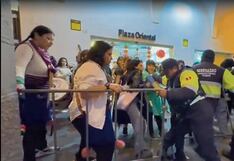 Identifican a quienes ingresaron a la fuerza a la Plaza de Armas de Arequipa