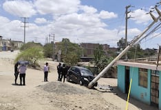 Ica: vehículo choca contra poste de alta tensión y conductor huye en presunto estado de ebriedad