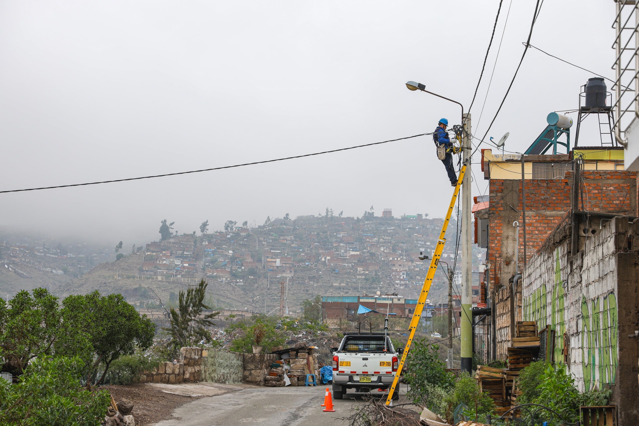 SEAL atendió más de mil incidencias eléctricas durante temporada de lluvias en Arequipa. Foto: SEAL.