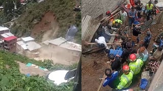 La Libertad: Deslizamiento de cerro sepulta vivienda y deja tres fallecidos (VIDEO)