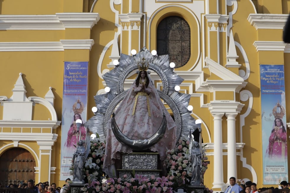 En el 2018, la Virgen de la Puerta de Otuzco recibió de manos del Papa Francisco el título de "Madre de la Misericordia y de la Esperanza". (Foto: Vanessa Hordyj)