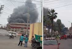 Huaral: Reportan incendio en una ferretería ubicada en la avenida Jorge Chávez
