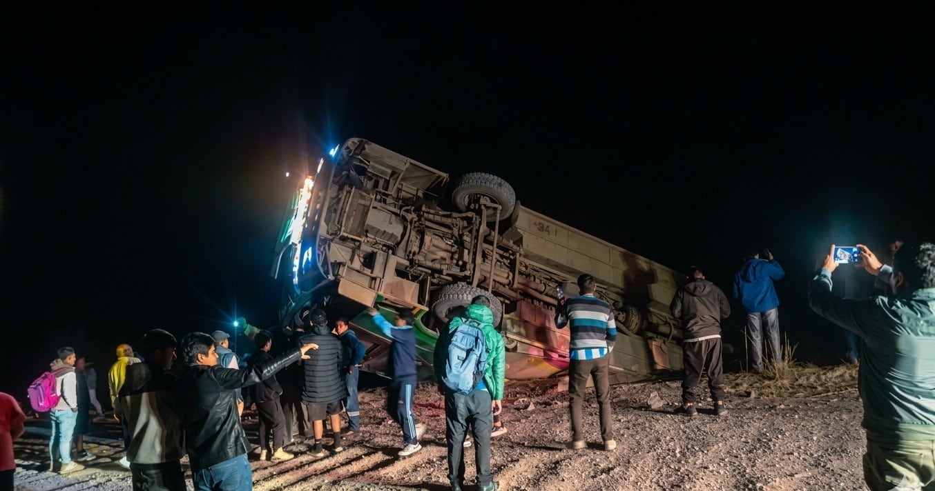 Vehículo partió de Trujillo con destino a la provincia de Pataz.