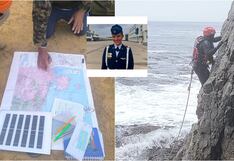 Pisco: Bomberos Navales intensifican búsqueda de la Alférez FAP Ashley Vargas en acantilados de Paracas