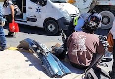 Arequipa: Motociclista herido tras choque con auto en la vía Cuatro Carriles