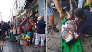 Ica: camioneta impacta mototaxi y arrollan a comerciante naturista dejándola herida