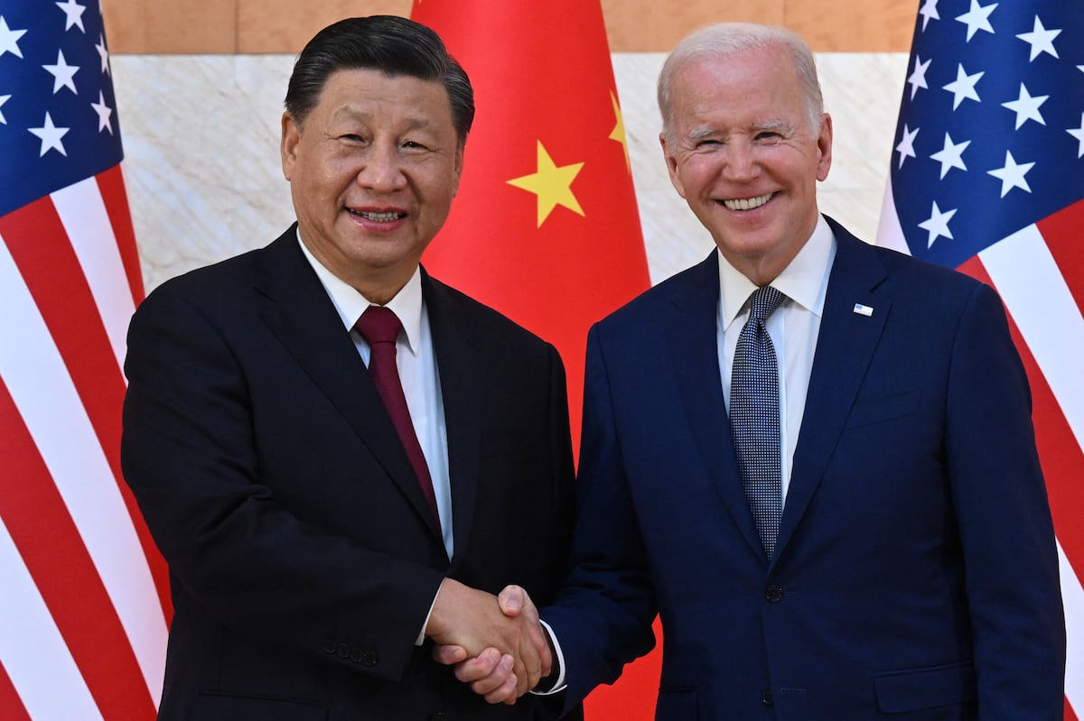 Joe Biden y el líder chino Xi Jinping sostendrán este sábado su último encuentro durante la cumbre APEC. (Foto de SAUL LOEB / AFP )
