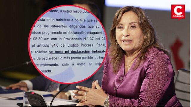“Caso Rolex”: Dina Boluarte pide adelantar declaración ante la Fiscalía