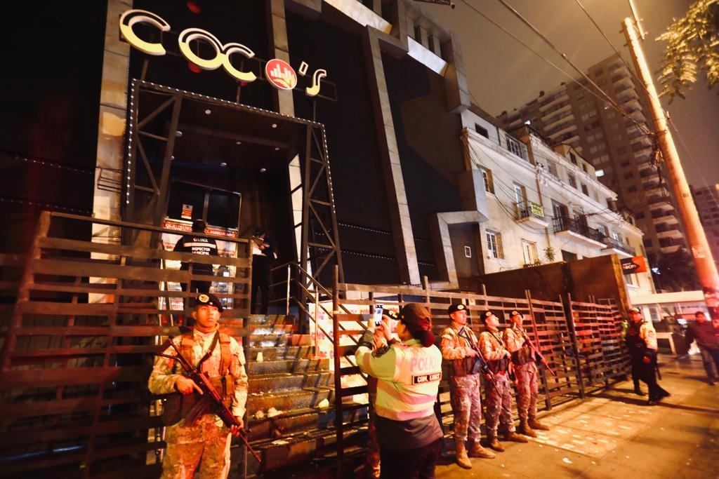Lince: Clausuran discoteca ‘Cocos’ por abrir durante el estado de emergencia. (Foto: César Grados/@photo.gec)