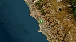 Sismo de magnitud 3.5 se registró en Huaral, según el IGP