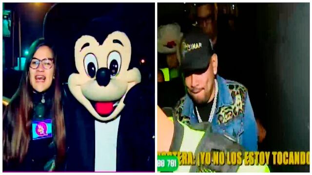 Josimar: así fue su reacción al ver a Mickey Mouse afuera de su concierto (VIDEO)