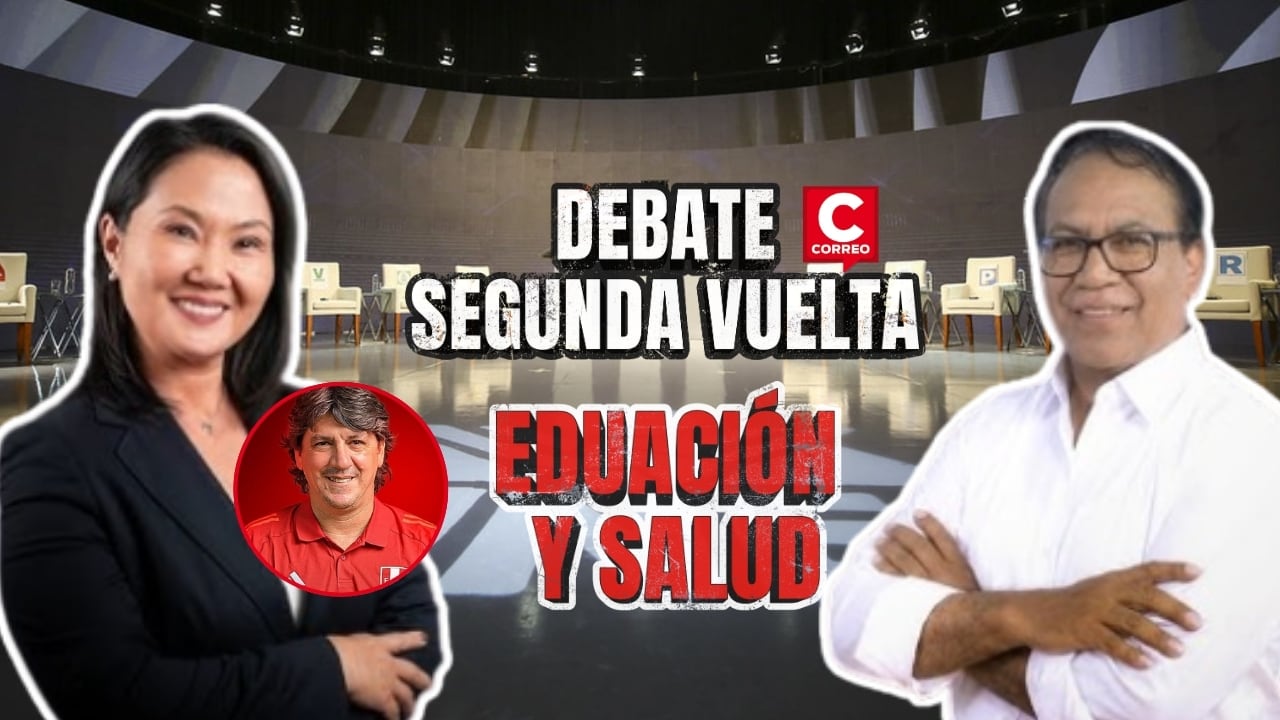 Keiko Fujimori llama “puro floro” a Roberto Sánchez y anuncia a Jean Ferrari en su equipo técnico. Composición: Diario Correo.