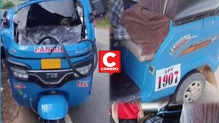Pangoa: Pasajero muere en violento impacto entre mototaxi y camión