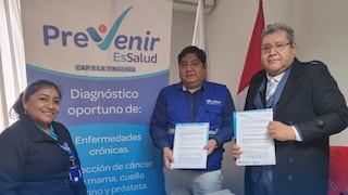 Ica: EsSalud La Tinguiña y el Ministerio de Justicia se unen para prevenir enfermedades en sus colaboradores