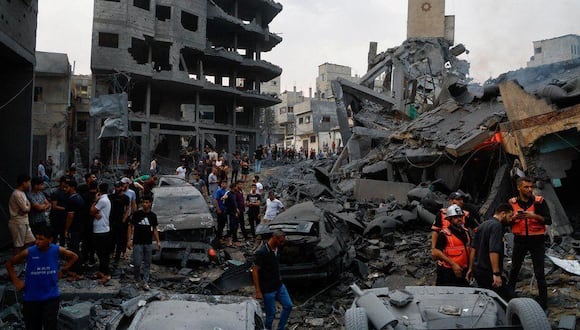 Israel lanzó ataques de represalia contra Gaza tras los ataques del fin de semana perpetrados por Hamás.