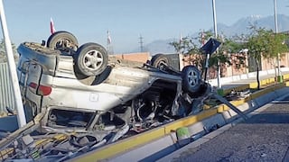 Joven de 18 años muere tras despiste y volcadura de una camioneta en Arequipa