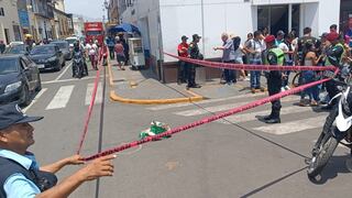 Delincuentes balean a mujer para robarle dinero en plena Plaza de Armas de Trujillo