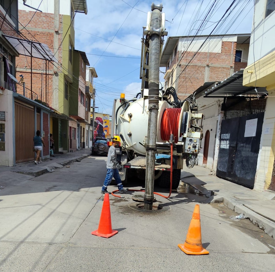 Limpieza de desagües.