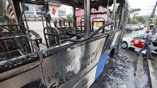 Continúa ola de ataques contra autobuses en Brasil