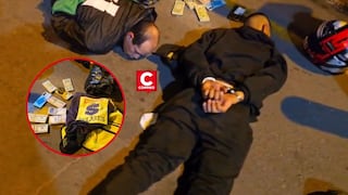 PNP captura a raqueteros que robaron 16 mil dólares a cambista en el Jirón de la Unión