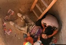 Una mujer sobrevive a la caída a un pozo de más de cuatro metros en Piura