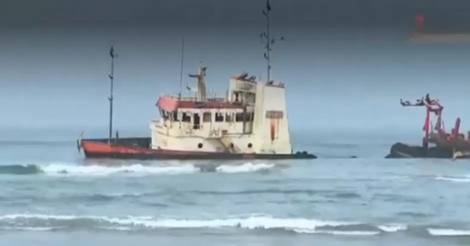 Ventanilla: buscan a dos adolescentes desaparecidos en playa Costa Azul tras ingresar a buque varado. Foto: Exitosa