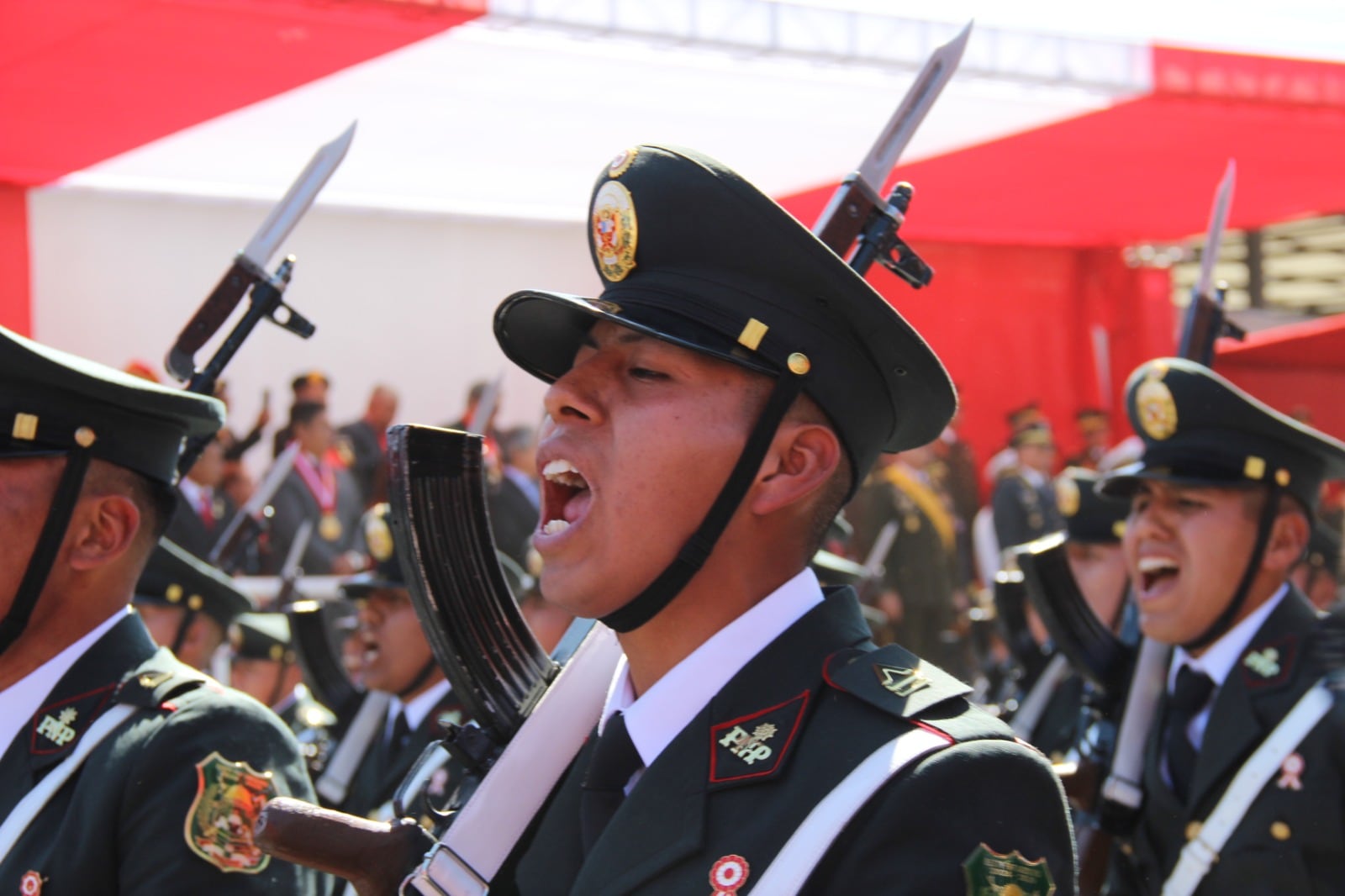 Gran Parada Cívico Militar en Arequipa por el 204.º Aniversario de la Independencia del Perú. Foto: GEC.