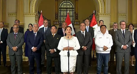 Dina Boluarte se pronuncia tras aprobarse vacancia presidencial