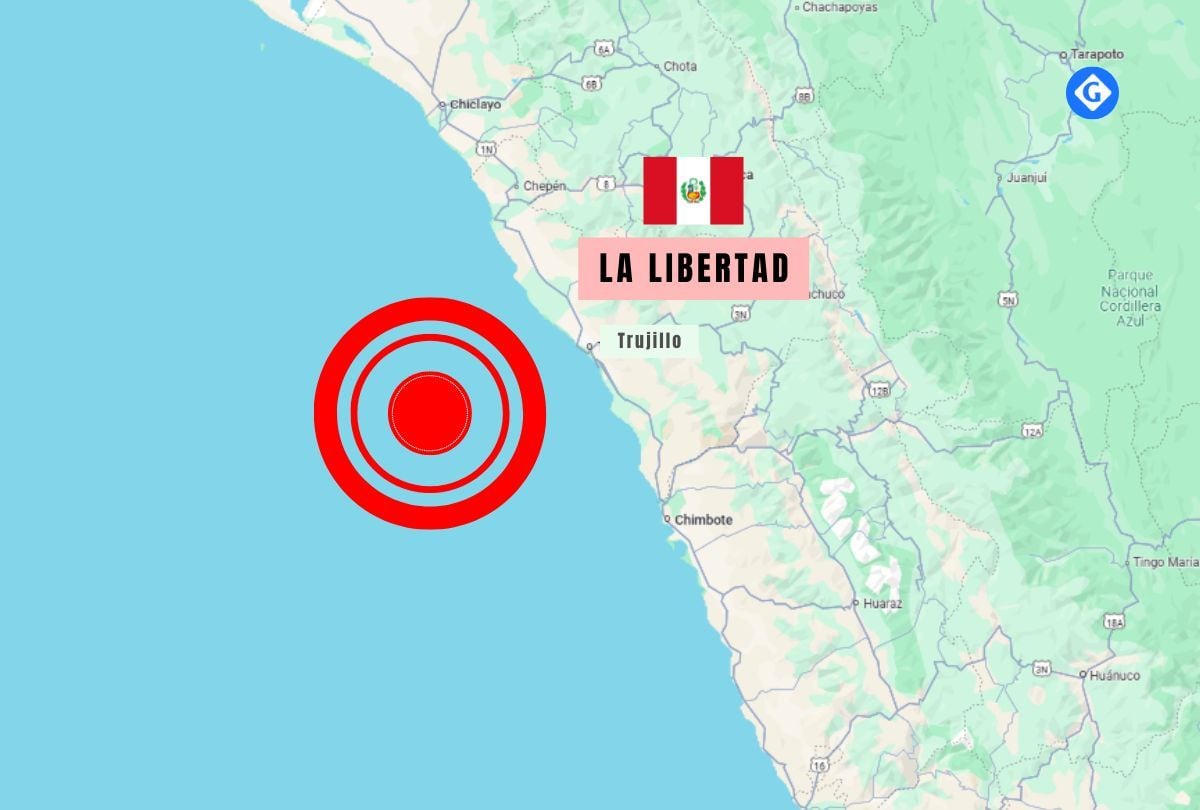 El movimiento telúrico ocurrió a las 4:00 de la madrugada y tuvo su epicentro a 78 kilómetros al oeste de Trujillo, con una profundidad de 41 kilómetros.