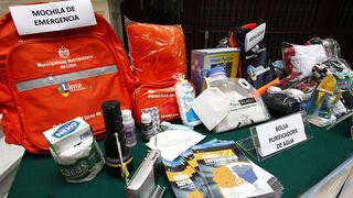 ¿Qué debe tener una mochila de emergencia ante un sismo?