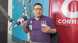 Héctor Cáceres, candidato a diputado por el Partido Morado: “Sin buena alimentación no hay buen aprendizaje” (VIDEO)