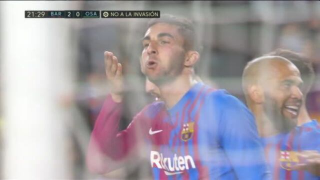 Ferran Torres completó doblete para el 2-0 de Barcelona vs. Osasuna (VIDEO)
