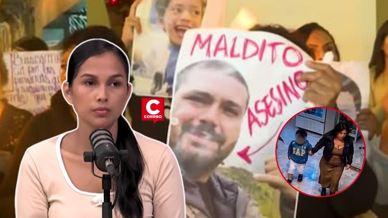 Familiares de Zoila Castillo exigen justicia en vigilia mientras se define prisión preventiva contra su expareja. Composición: Diario Correo.