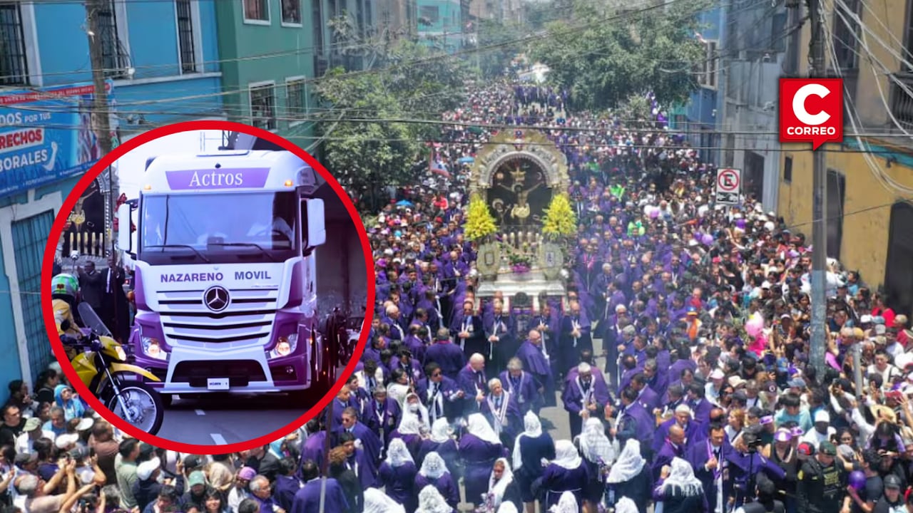 Tras 22 años, el Cristo Moreno vuelve al Primer Puerto a bordo del Nazareno Móvil, un moderno vehículo especialmente diseñado para garantizar un traslado seguro y eficiente.