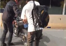 Piura: Joven queda herido al despistarse en su motocicleta en Castilla